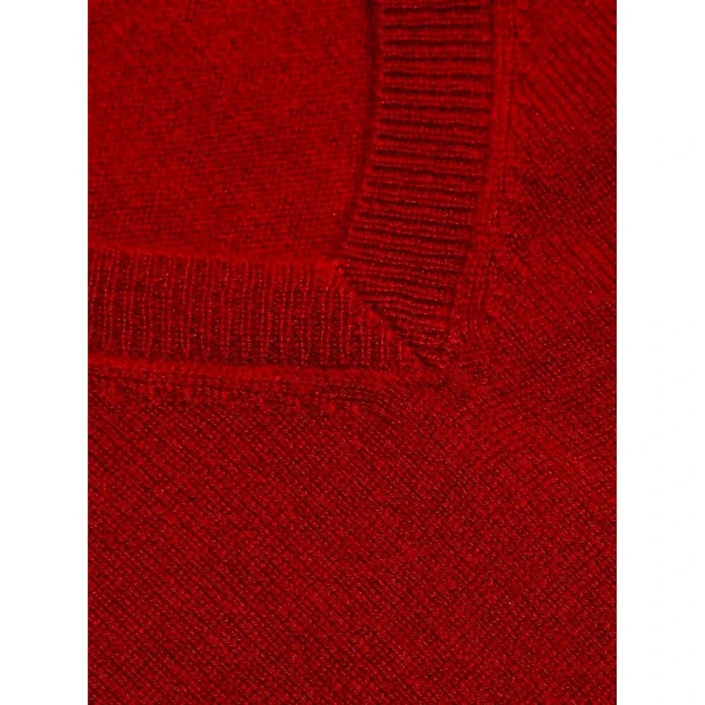 Reformation Reese Red Cashmere Blend V Neck Tank XS EUC
